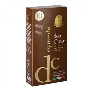 Кофе в капсулах Carraro don Carlos Espresso Bar Nespresso 10шт 601445839 фото