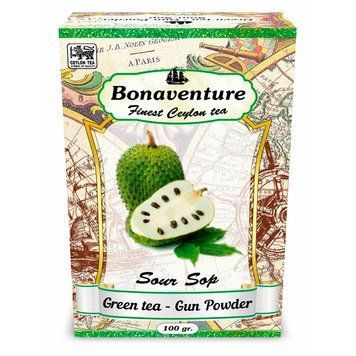 Зелений чай Bonaventure Green Tea Sour Sop 100г 2510 фото