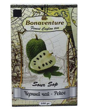 Чорний чай Bonaventure Black Tea Soursop 100г 2501 фото