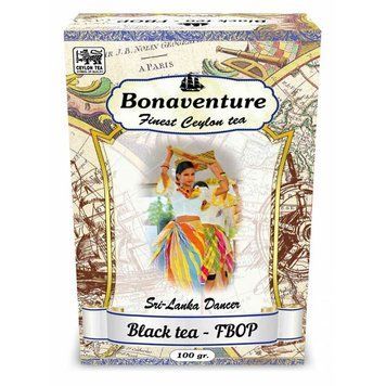 Чорний чай Bonaventure Black FBOP 100г 2493 фото