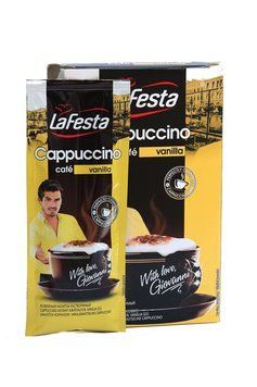 Кавовий напій La Festa capuccino vanilla в стіках 10шт х 12,5г 1905 фото