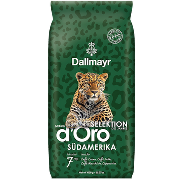 Кофе зерновой Dallmayr Crema d'Oro Selektion S&uuml;damerika 1кг 584526967 фото