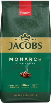 Кофе зерновой Jacobs Monarh 1кг 584979526 фото