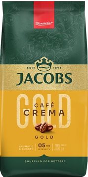 Кофе зерновой Jacobs Gold Crema 500г 584979538 фото