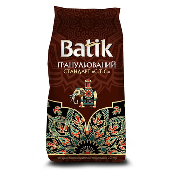 Чай чорный Batik гранулированный C.T.C. 250г batik-11 фото
