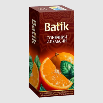 Чай чорний Batik Сонячний Апельсин 25 пакетиків 378249134 фото