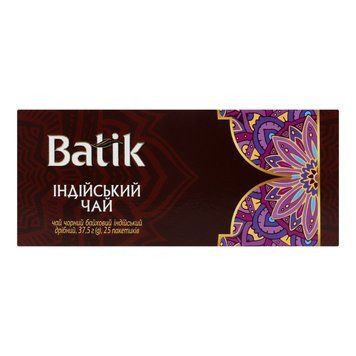 Черный чай Batik Индийский 25 пакетиков batik-03 фото